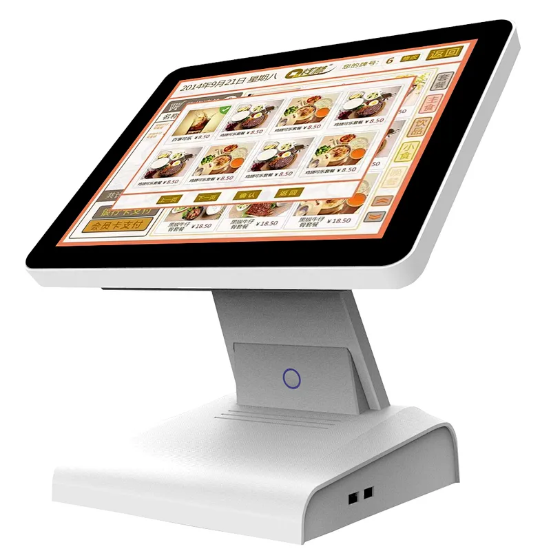 Windows pos touch system 15 inch all in one touch screen cash machine pos terminal