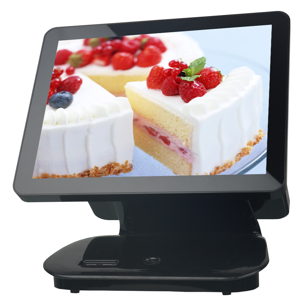 POS Double Screen 15 Inch I5 All In One Capacitive Touch Screen POS Terminal Restaurant Machine