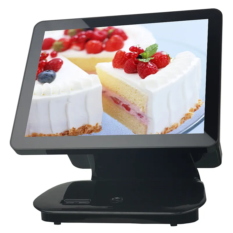 POS Double Screen 15 Inch I5 All In One Capacitive Touch Screen POS Terminal Restaurant Machine