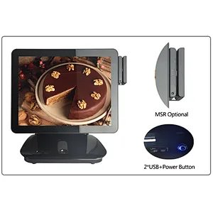 Dual Screen Android POS Terminal 15.6 Inch Tablet All In One Touch Screen Android POS System