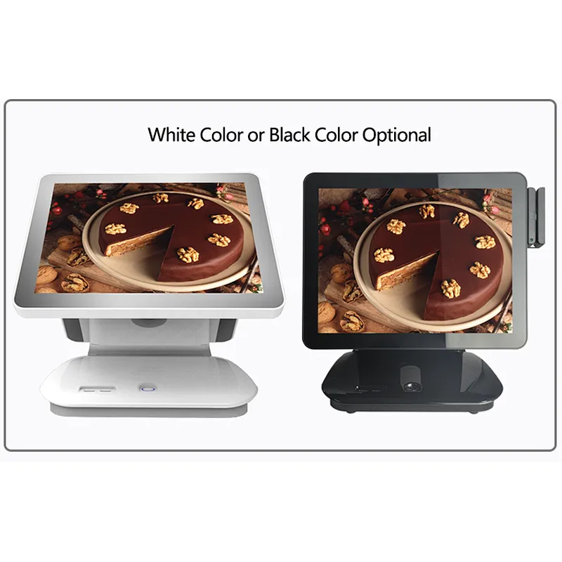 POS Double Screen 15 Inch I5 All In One Capacitive Touch Screen POS Terminal Restaurant Machine