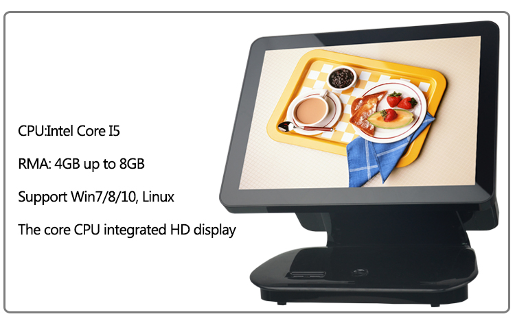 15 Inch touch screen pos terminal