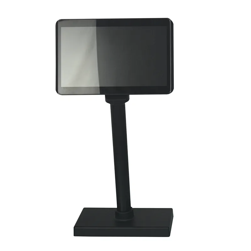 Widescreen 10.1 Inch 1024*600 Resolution VGA LCD POS Pole Customer Display