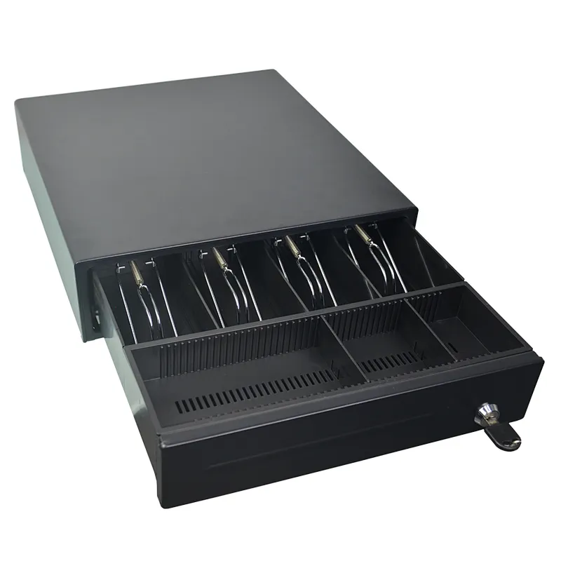 4 Bills 3 Coines Electronmic Metal Cash Drawer RJ11 RJ12  Cash Box Drawer for POS Machine