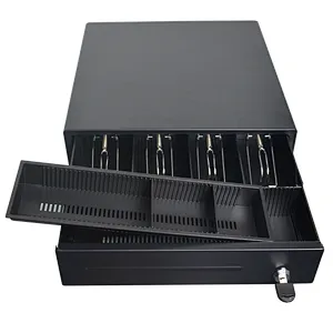 4 Bills 3 Coines Electronmic Metal Cash Drawer RJ11 RJ12  Cash Box Drawer for POS Machine