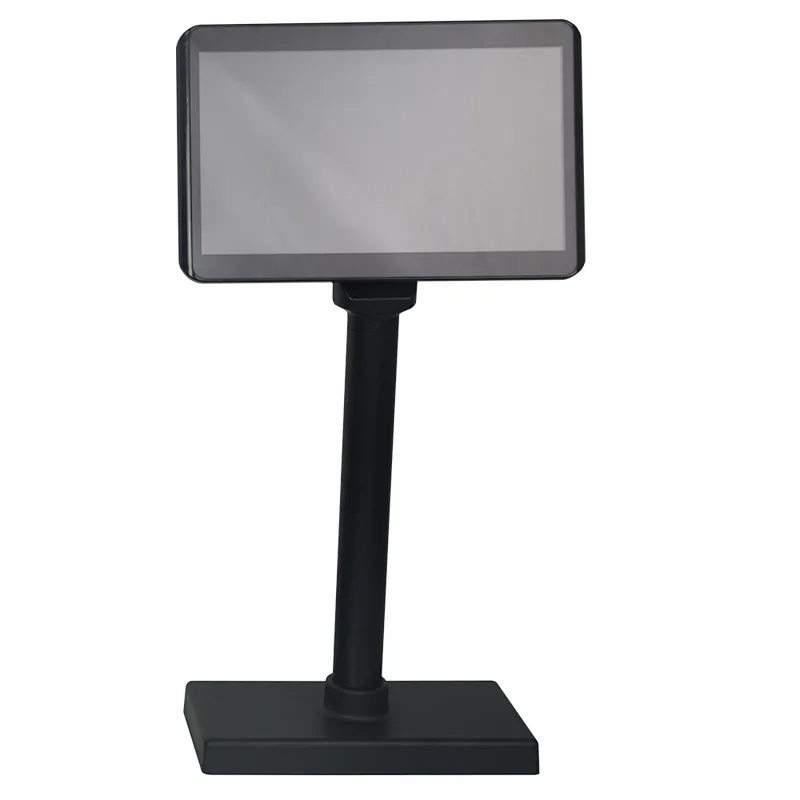 Widescreen 10.1 Inch 1024*600 Resolution VGA LCD POS Pole Customer Display