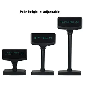 High Quality VFD Customer Display Double Lines USB RS232 VFD Pole Display