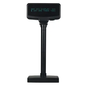 High Quality VFD Customer Display Double Lines USB RS232 VFD Pole Display