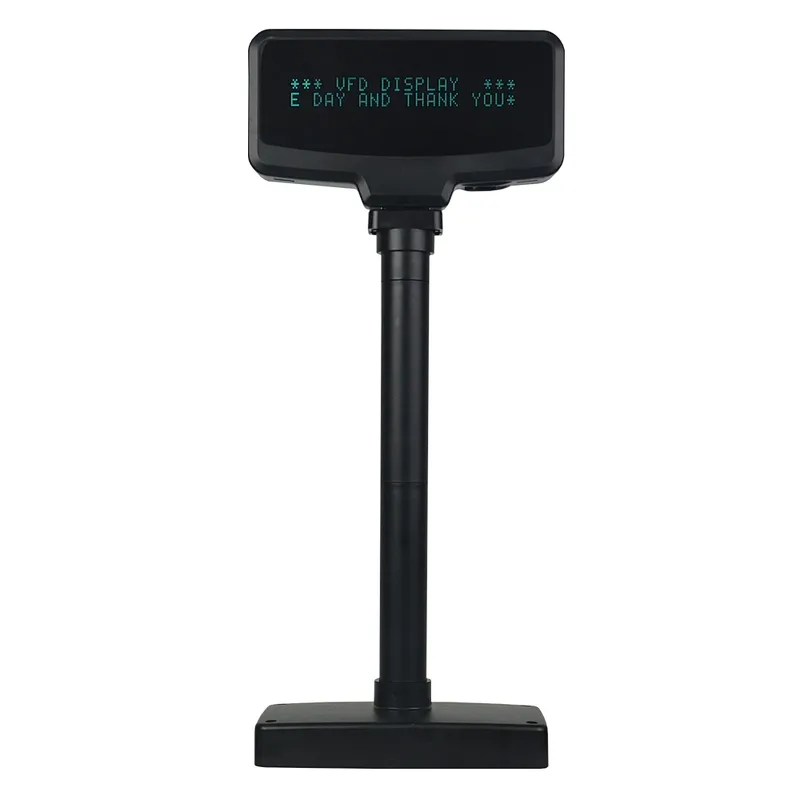 High Quality VFD Customer Display Double Lines USB RS232 VFD Pole Display
