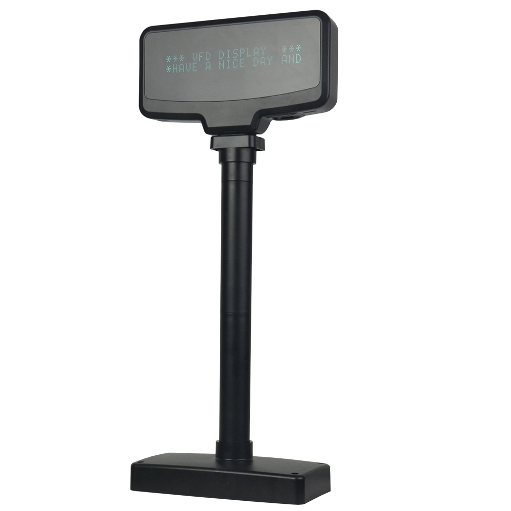 High Quality VFD Customer Display Double Lines USB RS232 VFD Pole Display