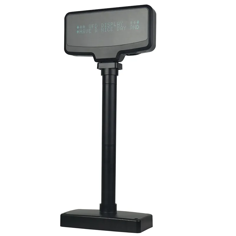 High Quality VFD Customer Display Double Lines USB RS232 VFD Pole Display
