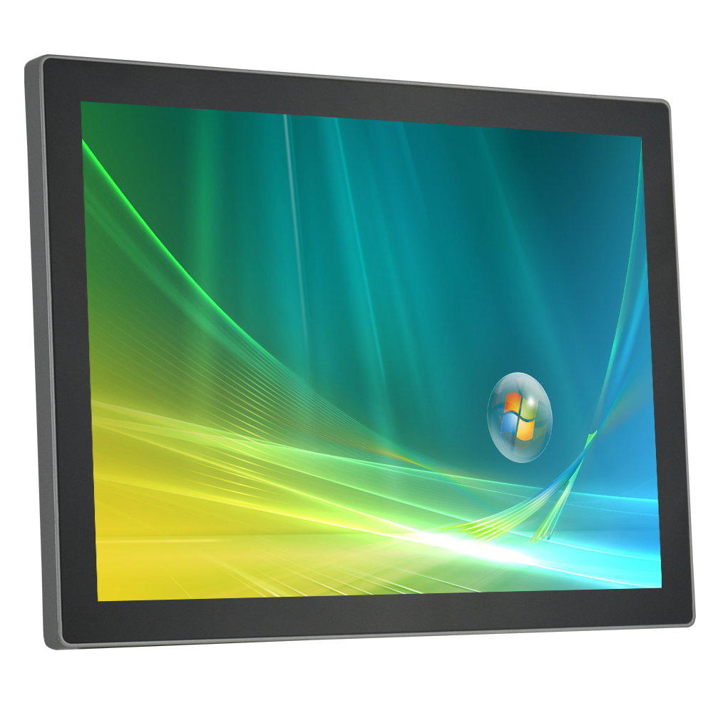 Плоский экран 17-дюймовый J3455 Windows Industrial All In One емкостный сенсорный компьютер ПК VESA Mountable