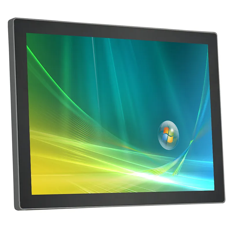 Плоский экран 17-дюймовый J3455 Windows Industrial All In One емкостный сенсорный компьютер ПК VESA Mountable
