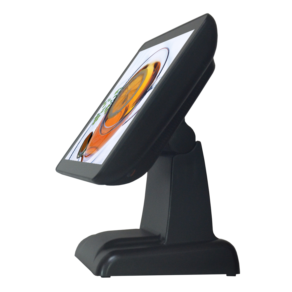 Touch POS Machine Square 15 Inch True Flat I3 Capacitive Touch Screen All In One POS Terminal