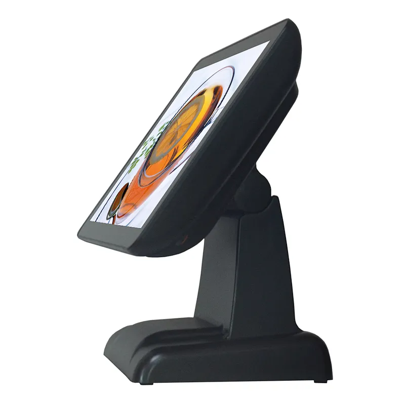 Touch POS Machine Square 15 Inch True Flat I3 Capacitive Touch Screen All In One POS Terminal
