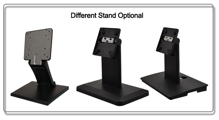 touch monitor with foldable stand