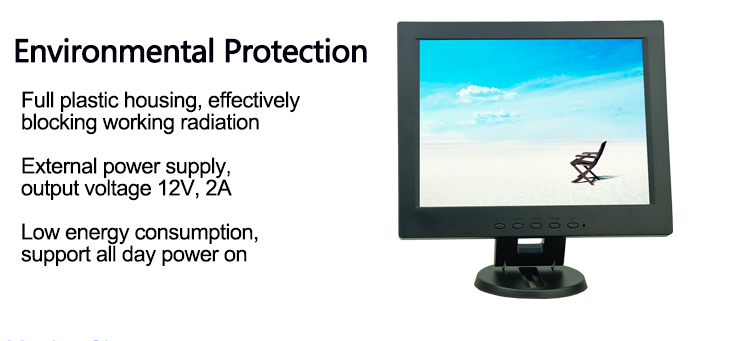 square screen 12.1 inch lcd monitor