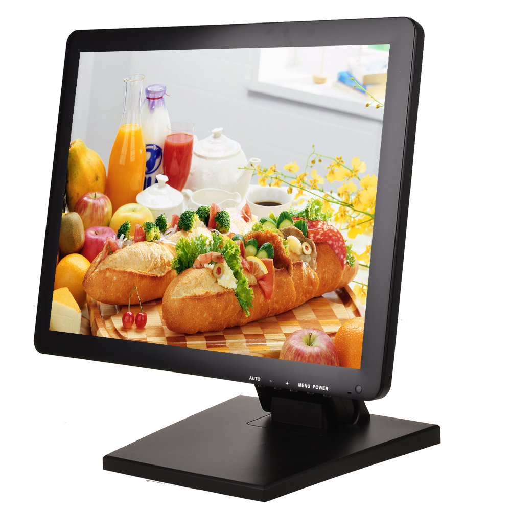 Cheap monitor touch screen 17 inch usb resistive touch screen monitor price