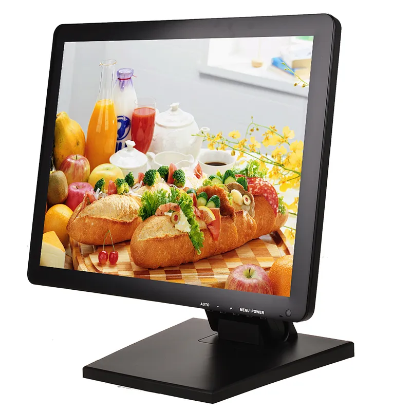 Cheap monitor touch screen 17 inch usb resistive touch screen monitor price