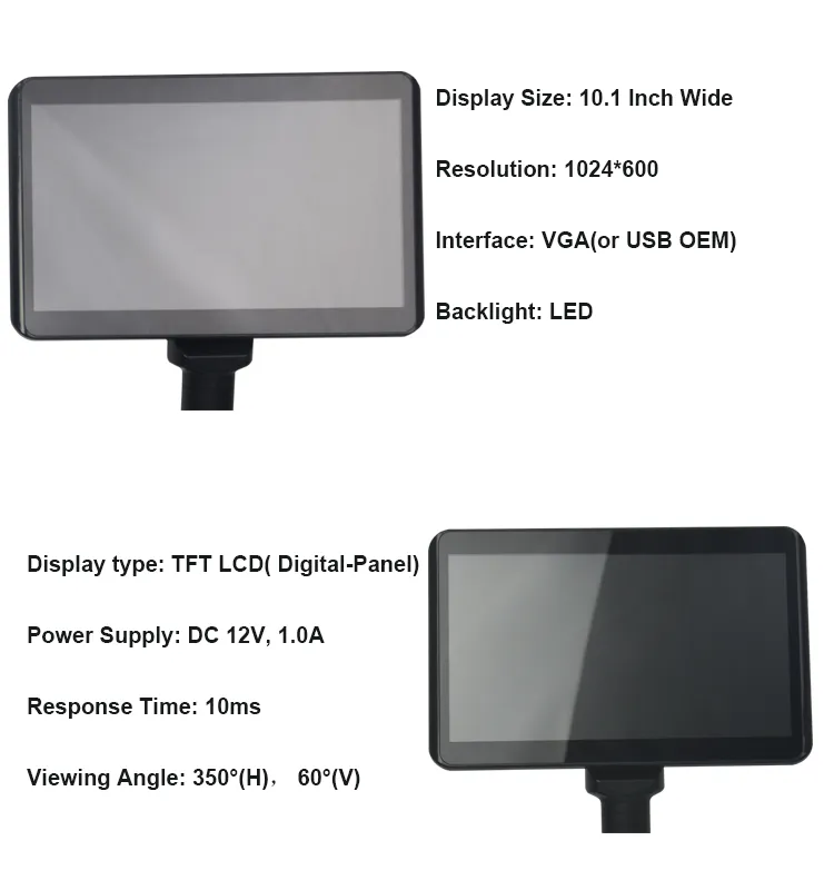 10.1 inch customer display