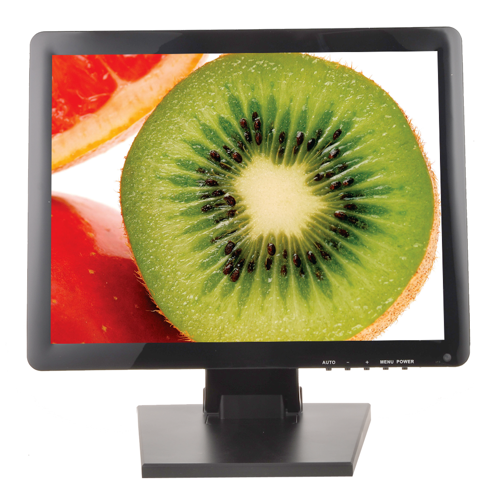 1024*768 Resolution 15 inch usb touch screen monitors lcd display for pos machine
