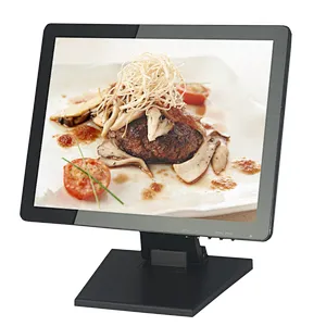 New 15-Inch TFT Monitor with Capacitive Touch Screen USB VGA Interface LED Backlight for Business Use