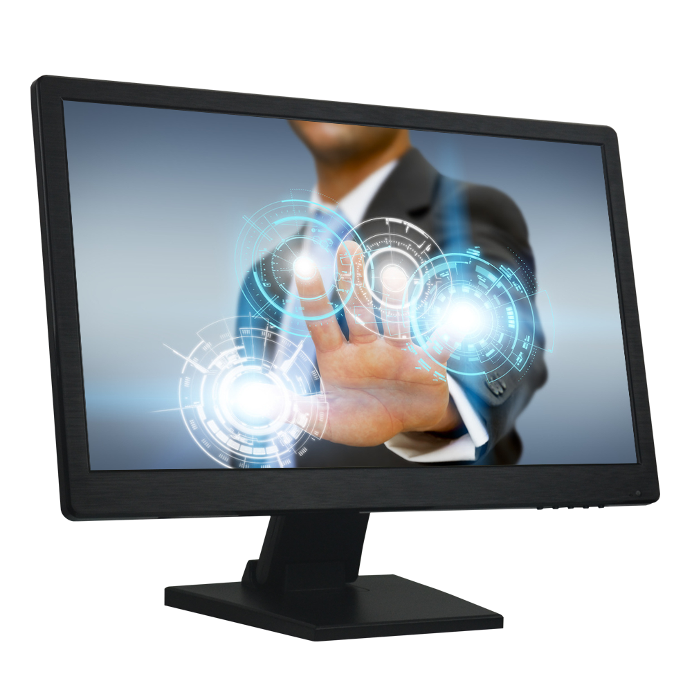 21.5-Inch Black Widescreen Resistive Touchscreen Monitor with Touch Panel