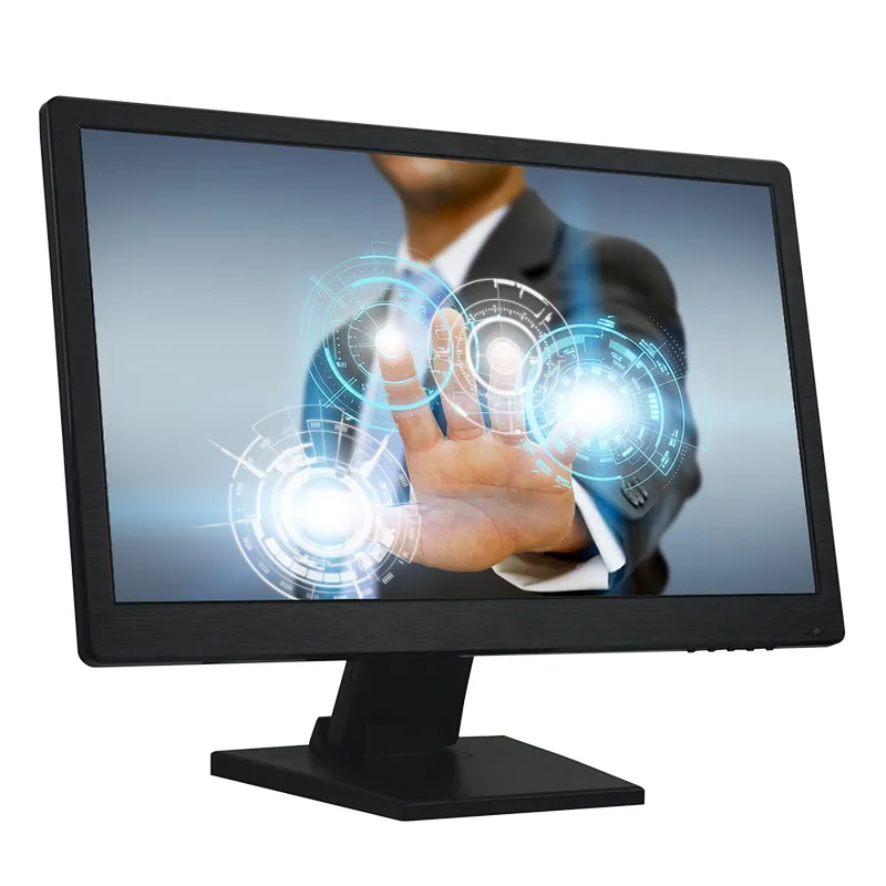 21.5-Inch Black Widescreen Resistive Touchscreen Monitor with Touch Panel