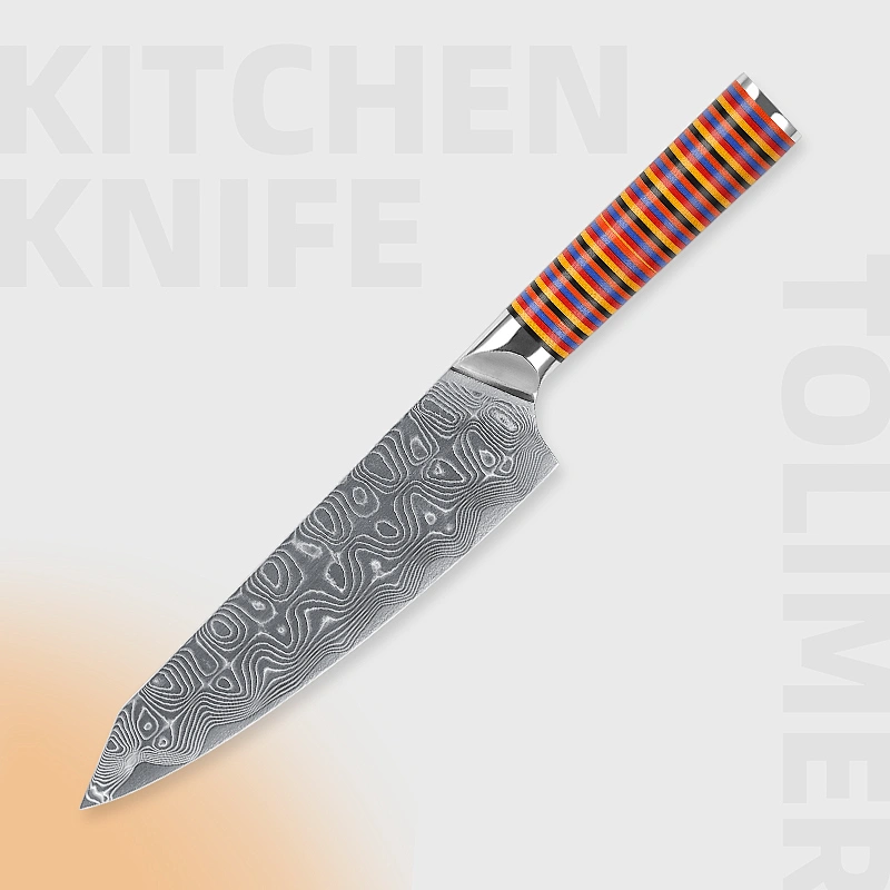 8inch damascus chef knife