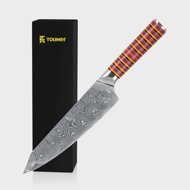 8inch damascus chef knife