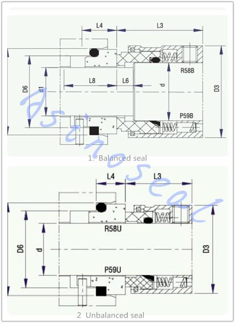 mechanical seal for water pump，water pump seal，mechanical seal pump，pump seals，mechanical seal