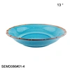 blue melamine bowls