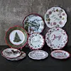 melamine christmas plates