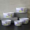 melamine bowl with plastic lid