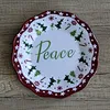 melamine christmas plates