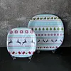 melamine christmas plates