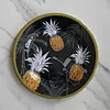 pineapple melamine plates