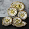 Luxury Gold Rim melamine Plates