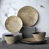 wood melamine plates