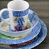 coastal melamine dinnerware