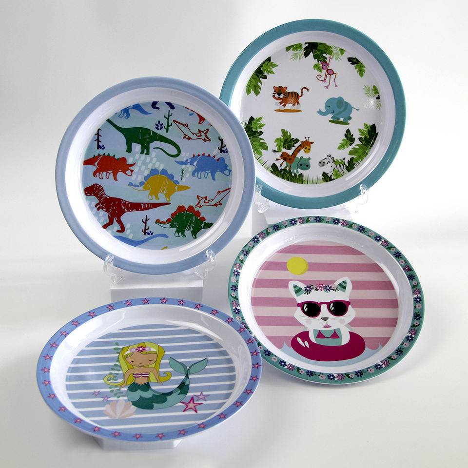 kids melamine dinner set