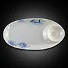 melamine white plate