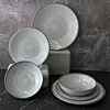 blue melamine dinnerware sets