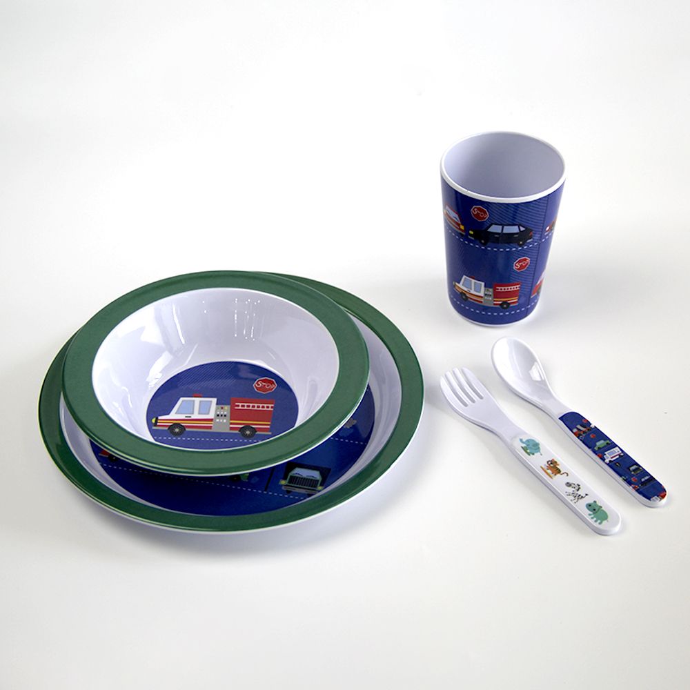 childrens melamine dinner set