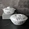 Melamine bowl with lid