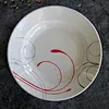 white melamine crockery