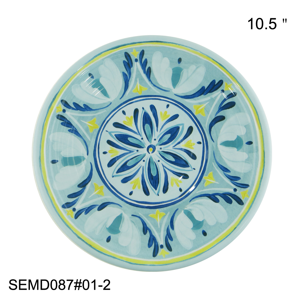 teal melamine dinnerware