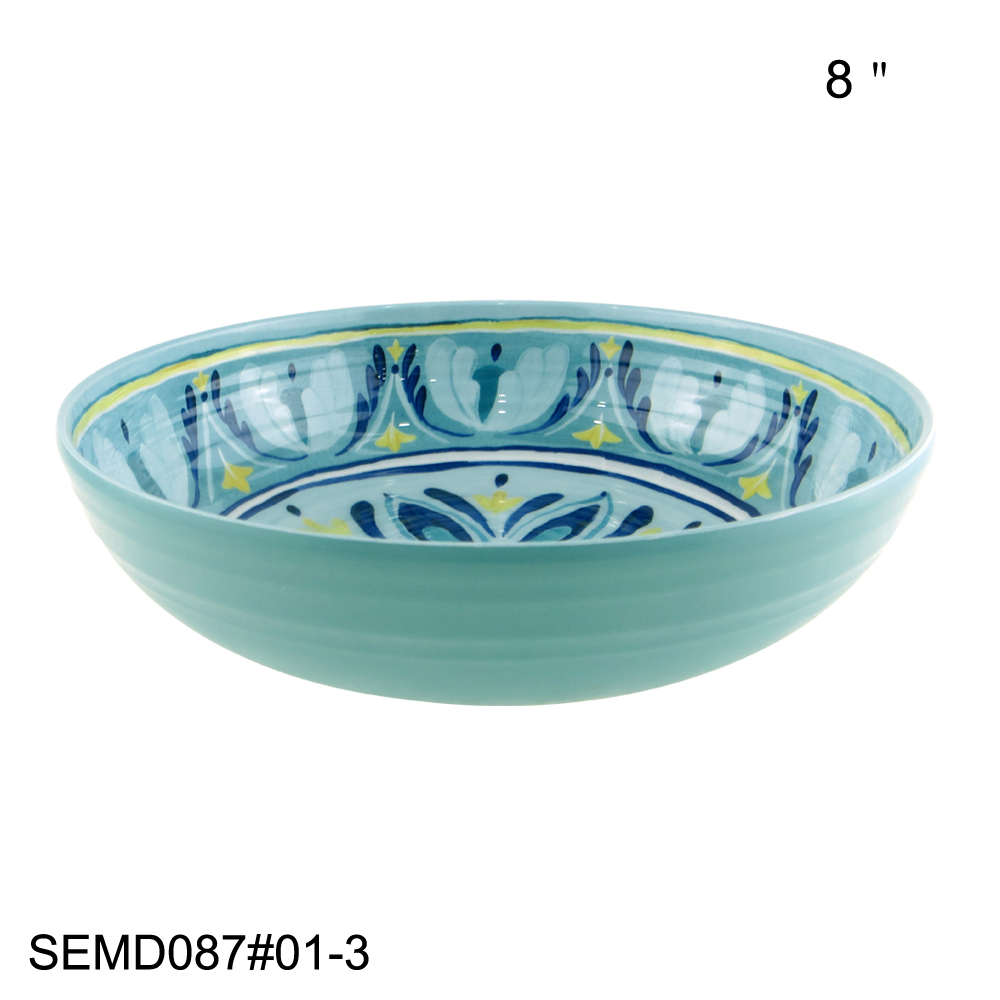 teal melamine dinnerware