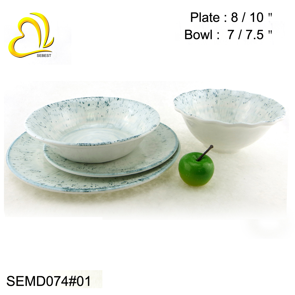 melamine dinnerware sets