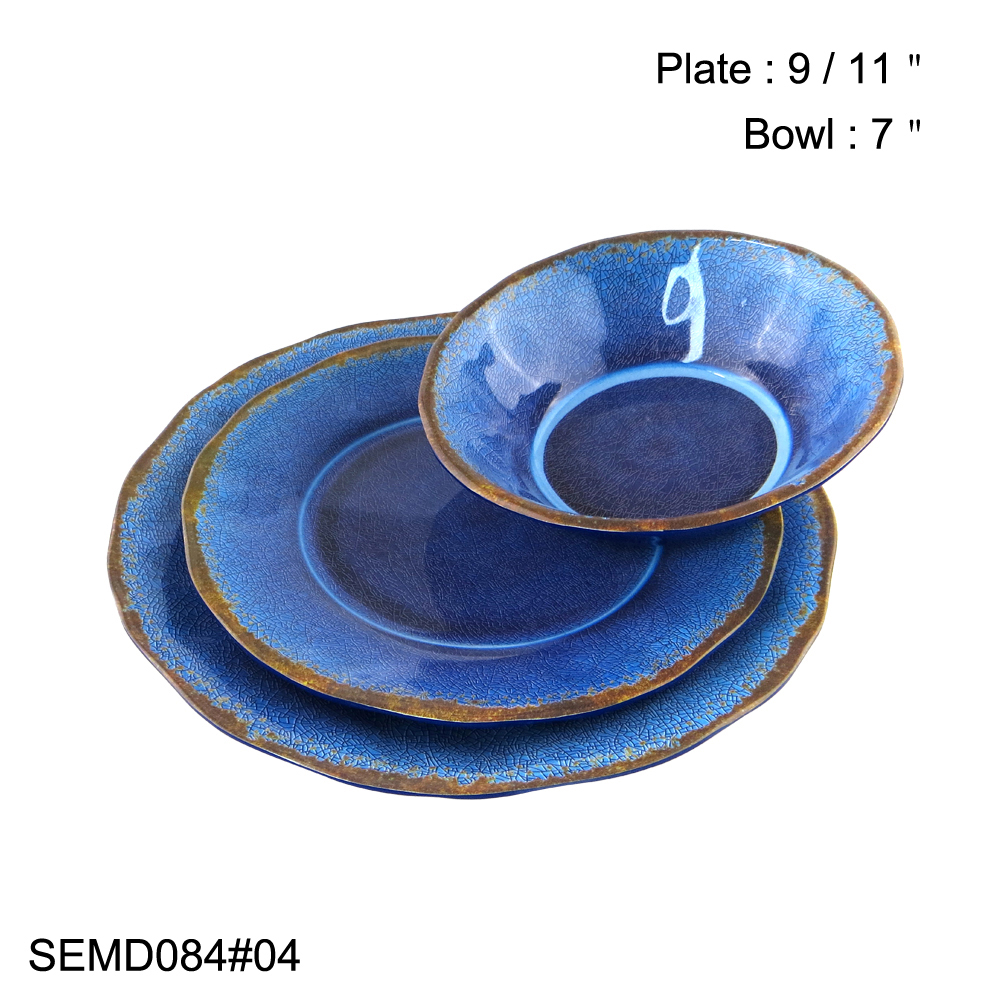 rustic melamine dinnerware